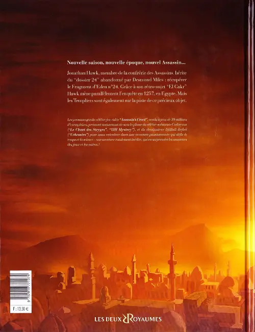Verso de l'album Assassin's Creed Tome 4 Hawk