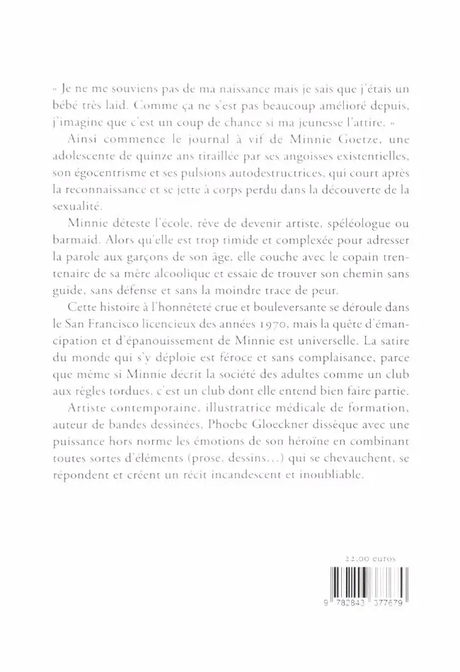 Verso de l'album Vite, trop vite