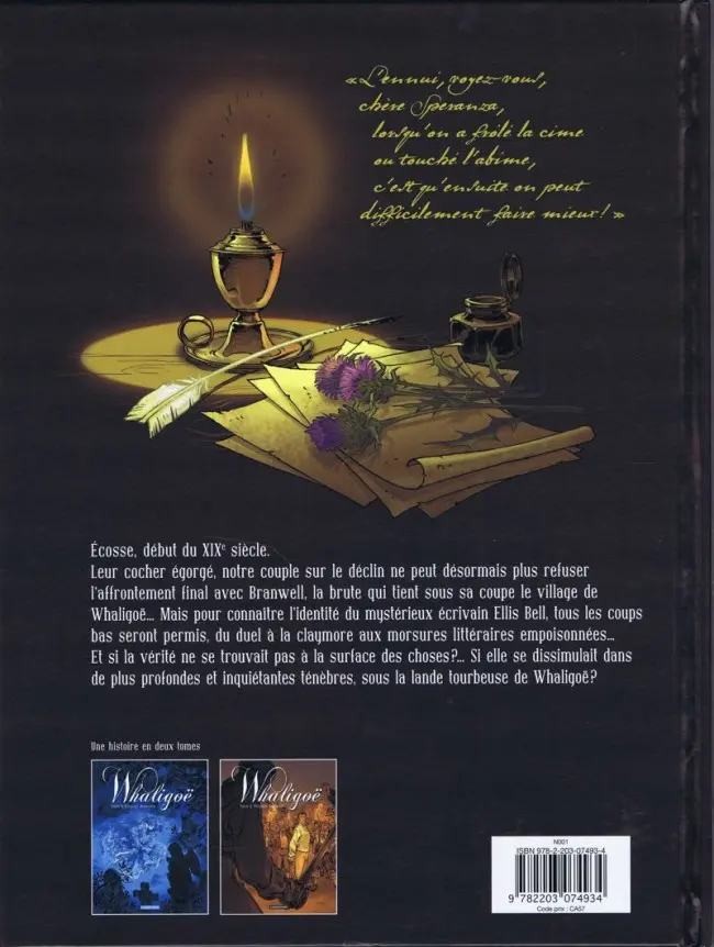 Verso de l'album Whaligoë Tome 2