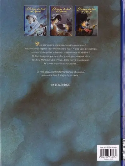 Verso de l'album L'Auberge du bout du monde Tome 3 Les remords de l'Aube