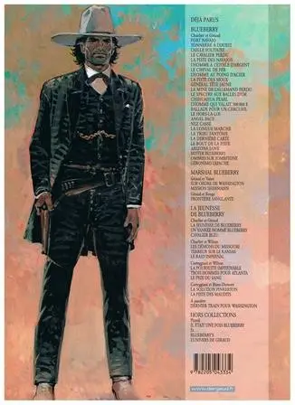 Verso de l'album Blueberry Tome 5 La piste des Navajos