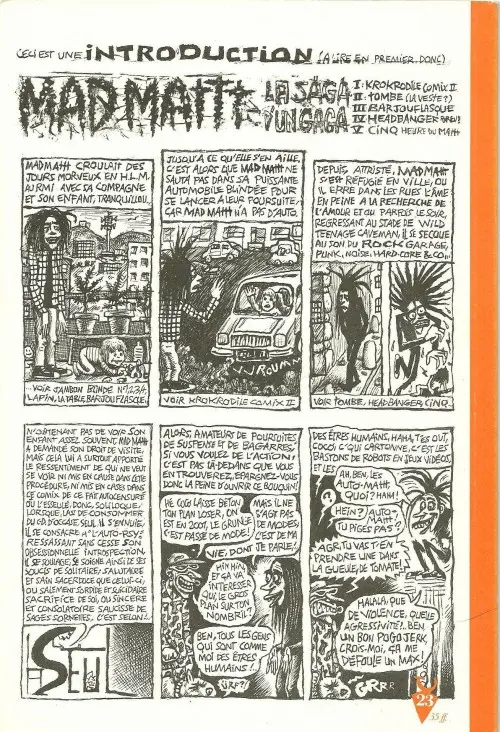 Verso de l'album Auto-Psy d'un mort-vivant Tome 5 Cinq Heure du Mattt
