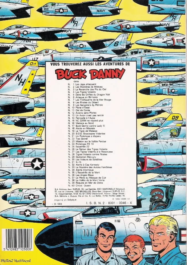 Verso de l'album Buck Danny Tome 9 Les gangsters du pétrole