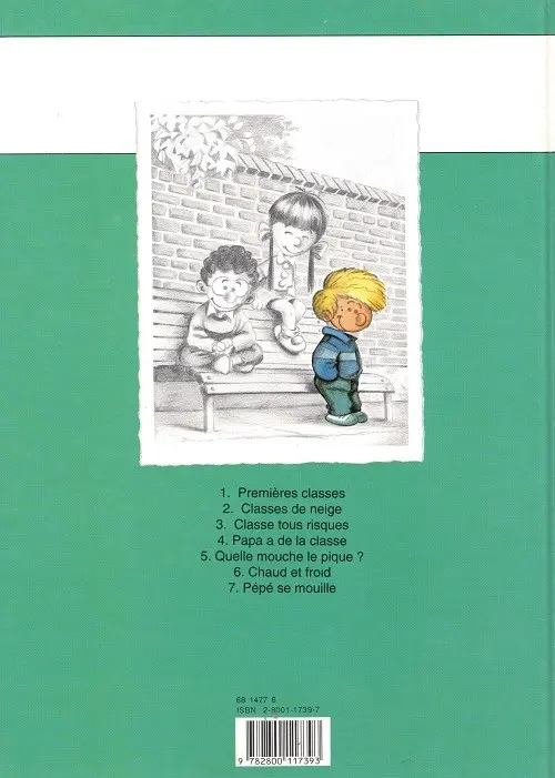 Verso de l'album Cédric Tome 3 Classe tous risques