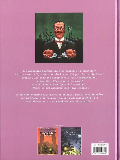 Verso de l'album Les Enquêtes du commissaire Raffini Tome 7 Les petits meurtres