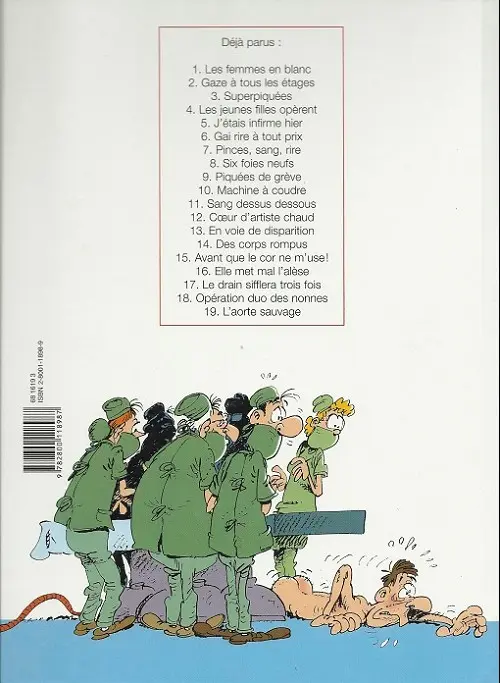 Verso de l'album Les Femmes en Blanc Tome 9 Piquées de grève