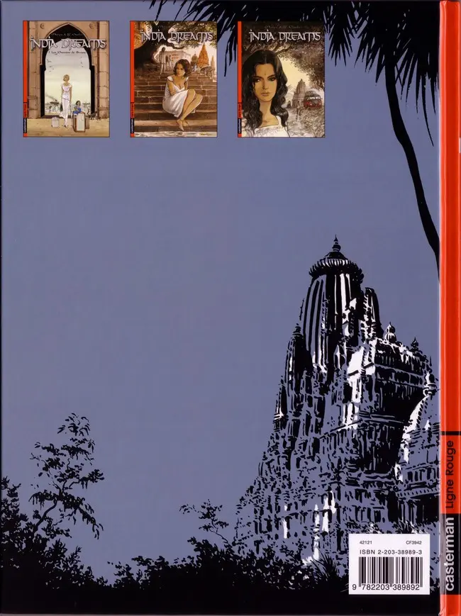 Verso de l'album India dreams Tome 1 Les Chemins de Brume