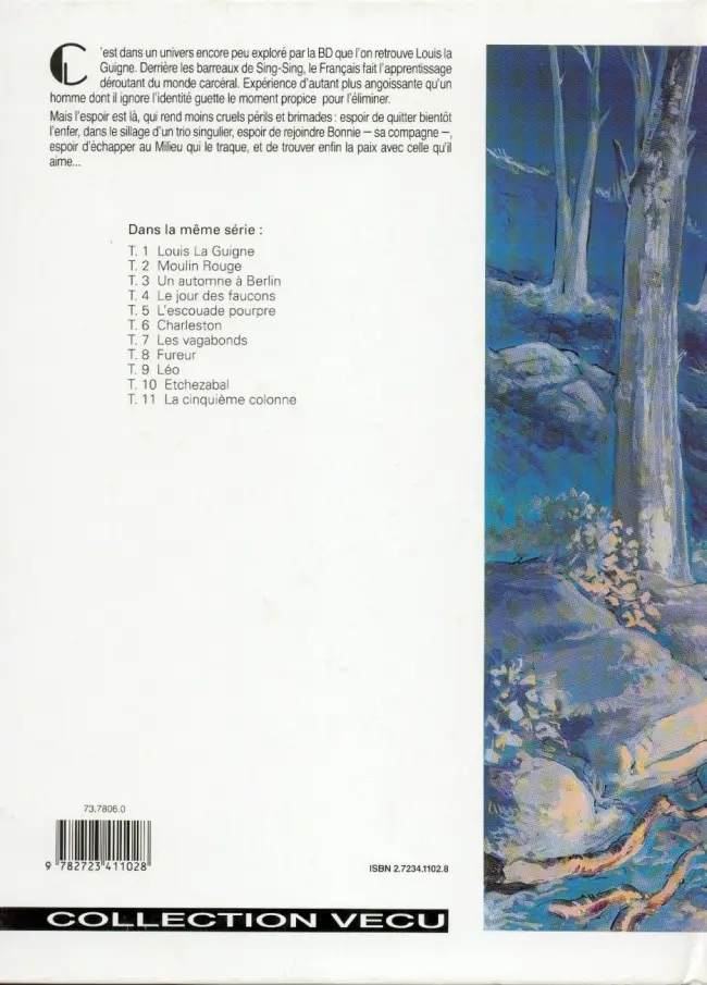 Verso de l'album Louis la Guigne Tome 7 Les vagabonds
