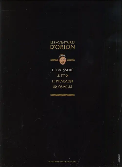 Verso de l'album Orion Tome 1 Le lac sacré