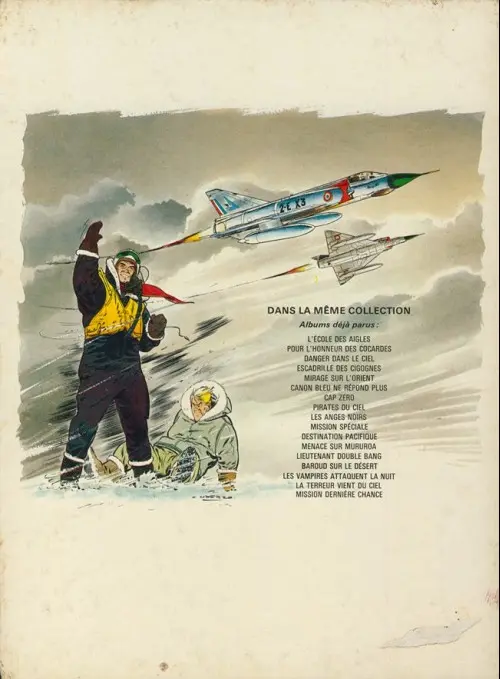 Verso de l'album Tanguy et Laverdure Tome 2 Pour l'honneur des cocardes