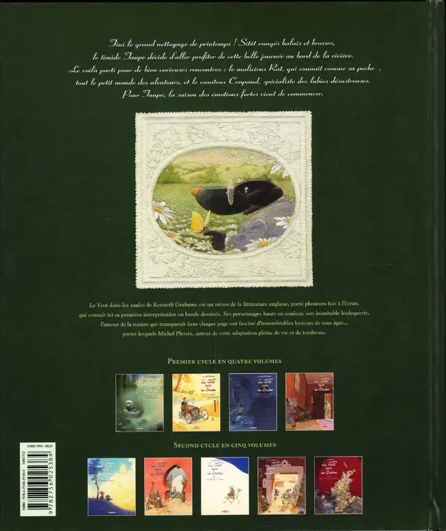 Verso de l'album Le Vent dans les Saules Tome 1 Le Bois Sauvage
