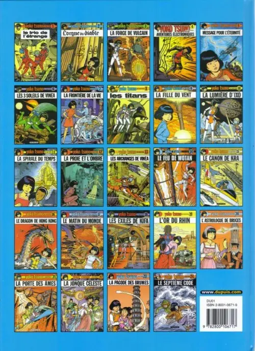 Verso de l'album Yoko Tsuno Tome 6 Les 3 soleils de Vinéa