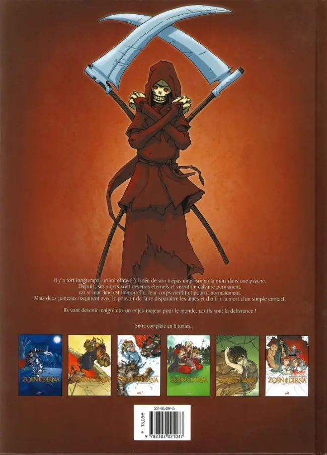 Verso de l'album Zorn & Dirna Tome 5 Zombis dans la brume