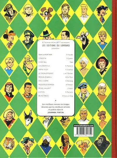 Verso de l'album Barelli L'énigmatique Mr Barelli