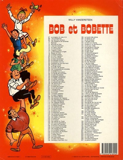 Verso de l'album Bob et Bobette Tome 207 Le glacier glissant