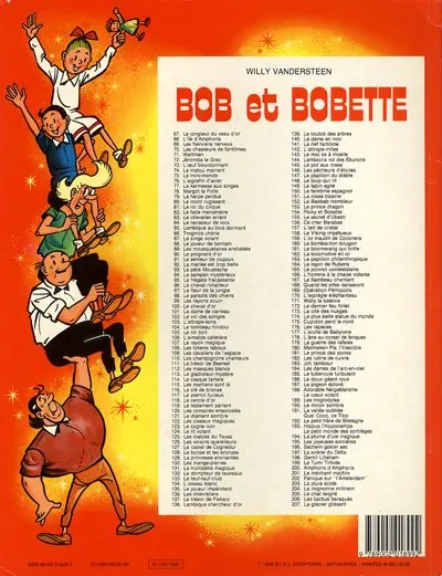 Verso de l'album Bob et Bobette Tome 207 Le glacier glissant