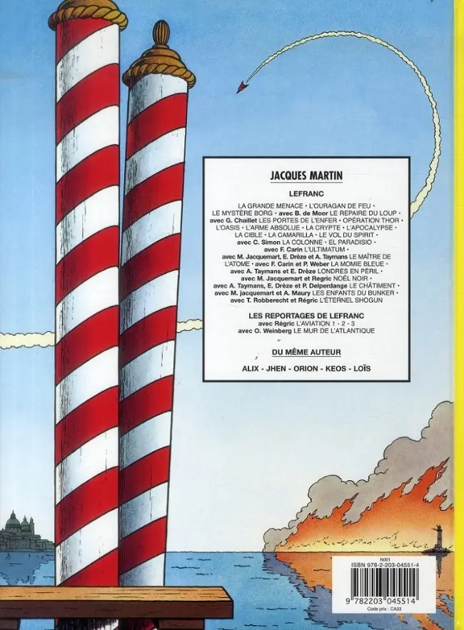 Verso de l'album Lefranc Tome 24 L'enfant Staline