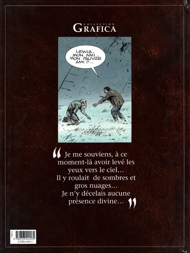 Verso de l'album Black Hills 1890 Tome 4 One eye