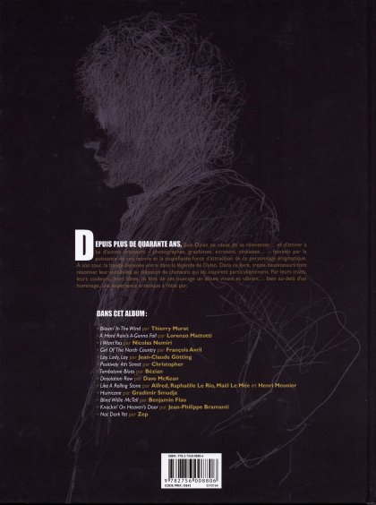 Verso de l'album Bob Dylan revisited