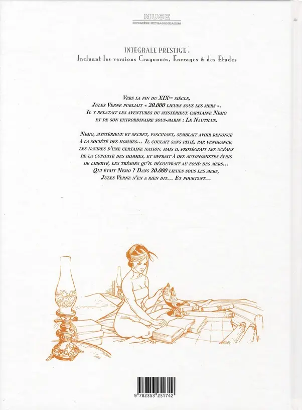 Verso de l'album Le Capitaine Nemo / Indes 1821 Intégrale Prestige