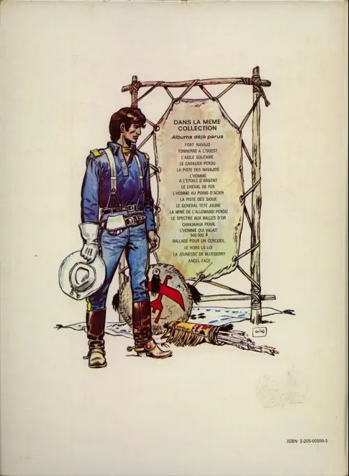 Verso de l'album Blueberry Tome 11 La mine de l'Allemand perdu