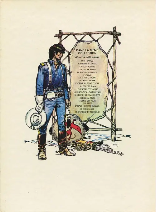 Verso de l'album Blueberry Tome 16 Le hors la loi