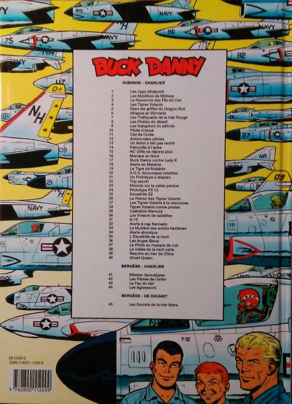 Verso de l'album Buck Danny Tome 33 Le mystère des avions fantômes