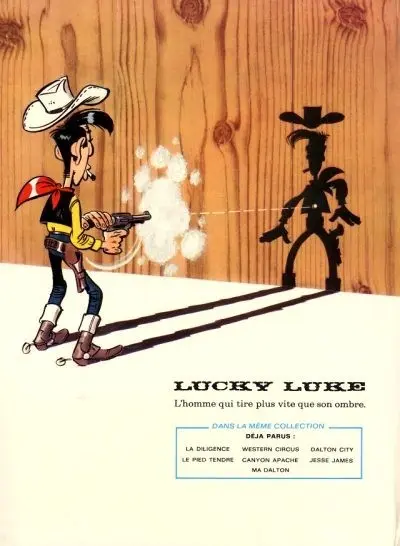 Verso de l'album Lucky Luke Tome 36 Western Circus