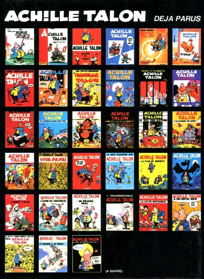 Verso de l'album Achille Talon Tome 27 Ne rêvons pas !