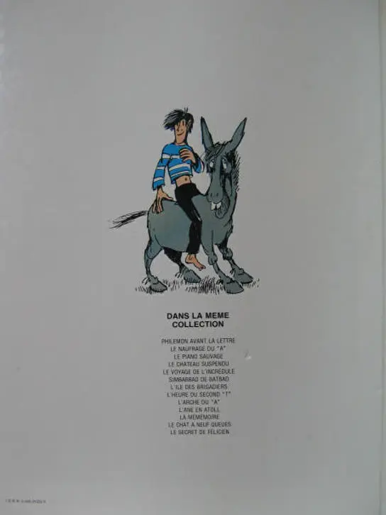 Verso de l'album Philémon Tome 12 Le chat à neuf queues