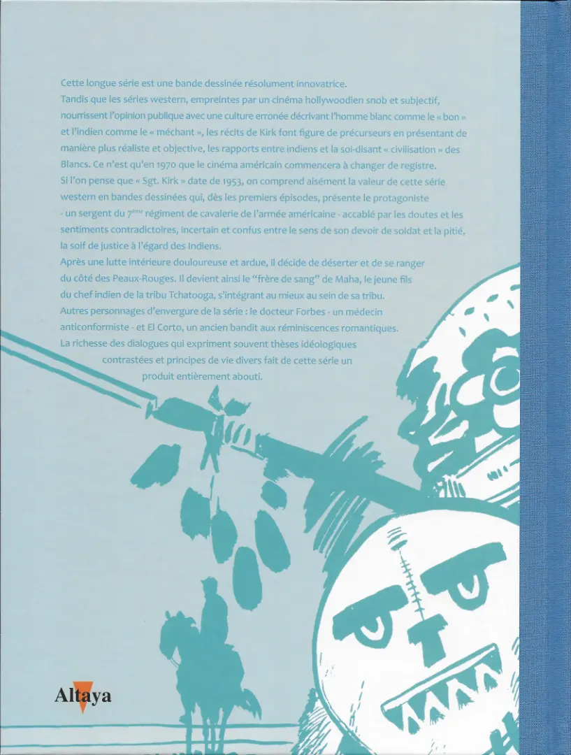 Verso de l'album Tout Pratt Tome 52 Sergent Kirk 2