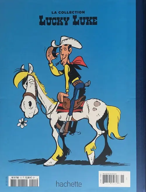 Verso de l'album Lucky Luke La collection Tome 15 Le fil qui chante