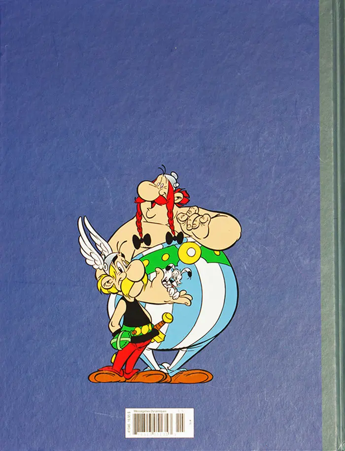 Verso de l'album Astérix La collection officielle Tome 7 Le combat des chefs