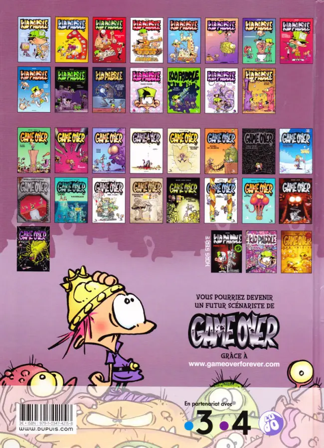 Verso de l'album Game over Tome 2 No Problemo