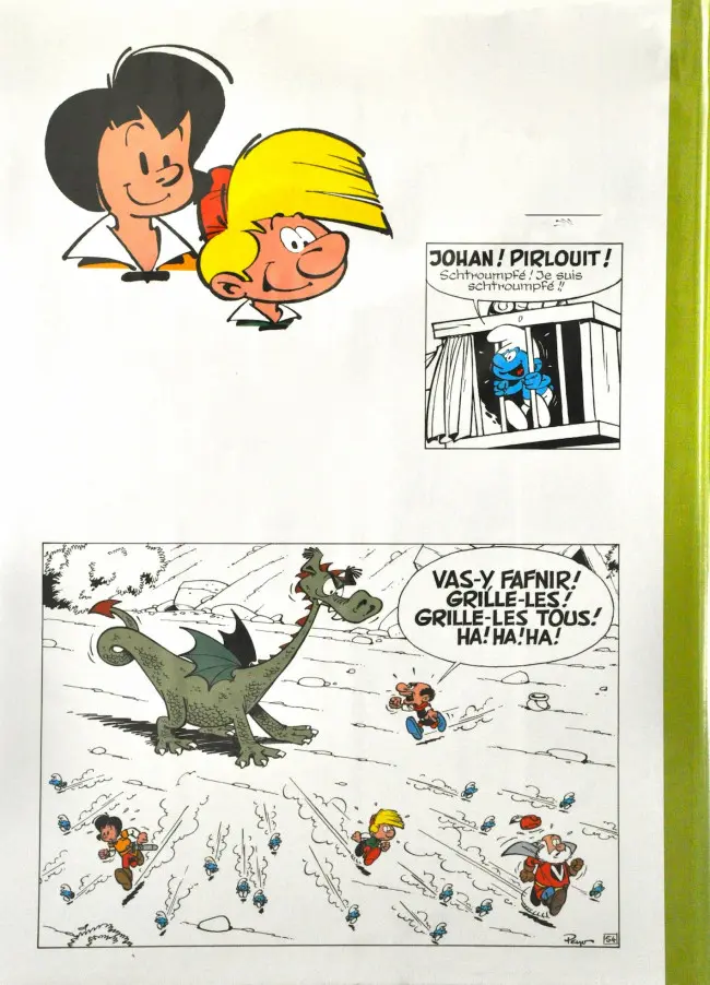 Verso de l'album Johan et Pirlouit Tome 12 Le pays maudit