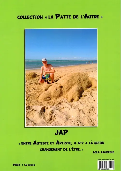 Verso de l'album La patte de JAP