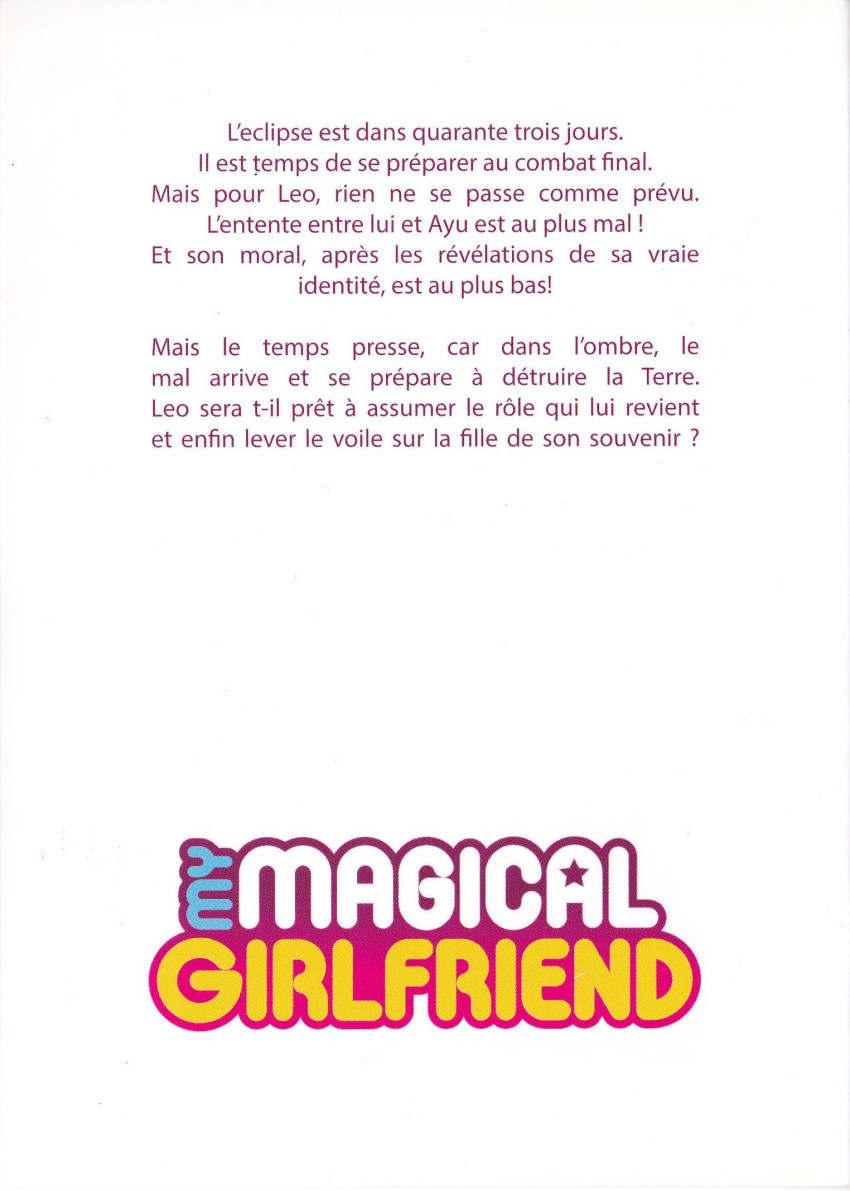 Verso de l'album My Magical Girlfriend 2/2