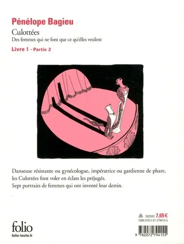 Verso de l'album Culottées - Des femmes qui ne font que ce qu'elles veulent Livre I - Partie 2