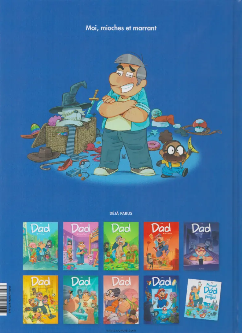 Verso de l'album Dad Tome 9 Papa pop