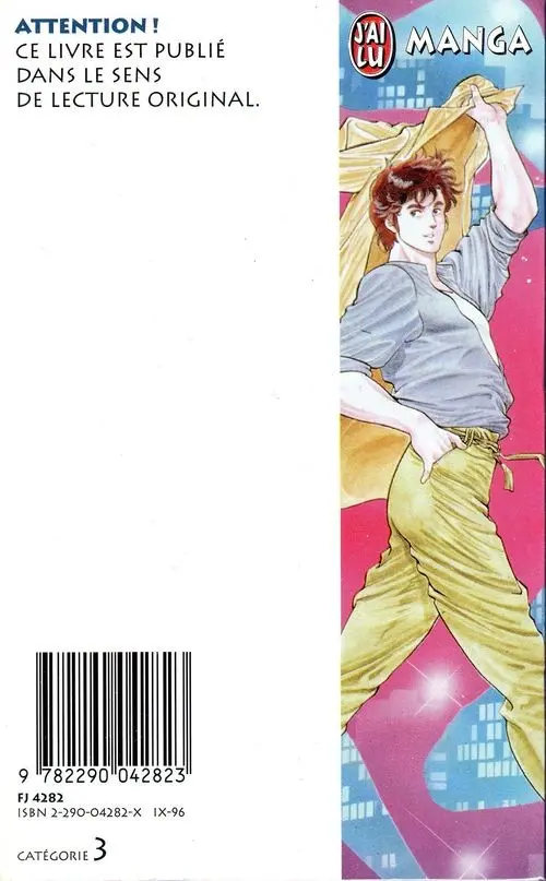Verso de l'album City Hunter - Nicky Larson 7 La Femme qui venait d'un pays dangereux