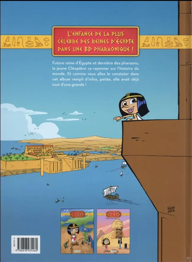 Verso de l'album Cléo, la petite pharaonne Tome 2 L'atout d'une grande