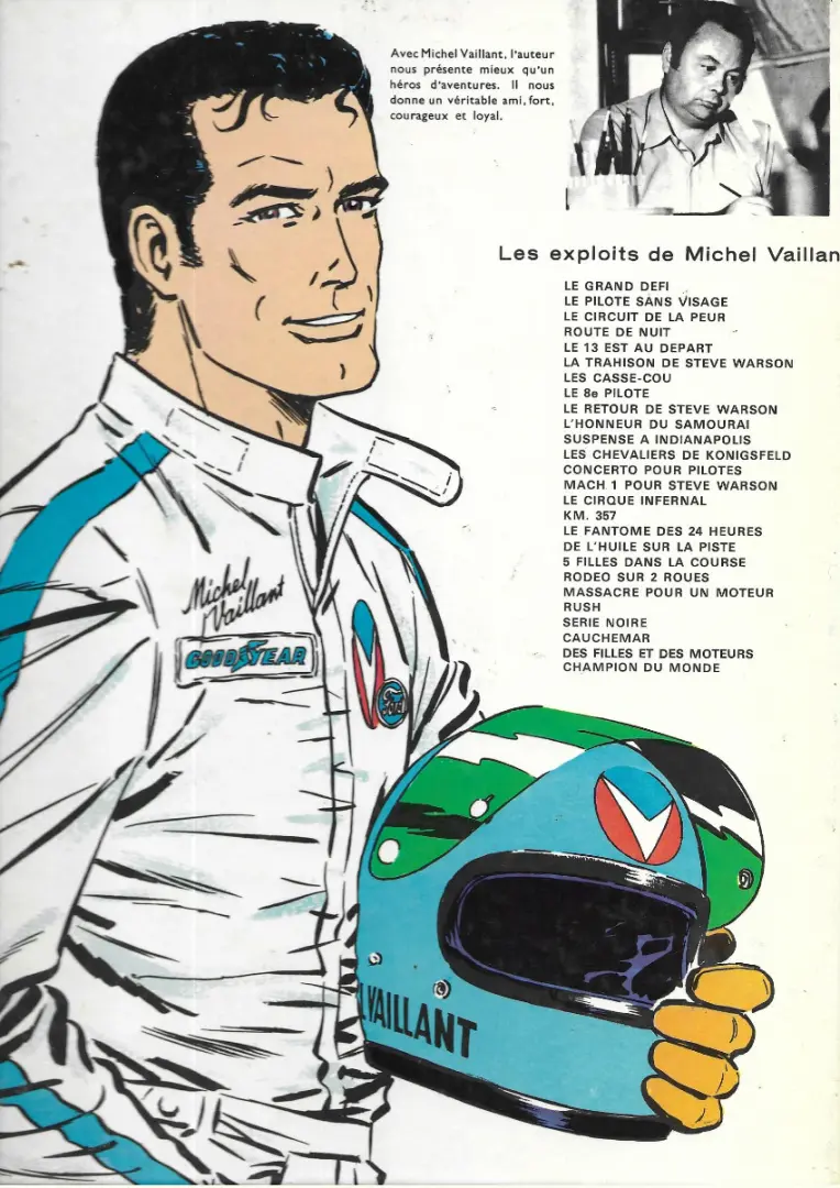 Verso de l'album Michel Vaillant Tome 21 Massacre pour un moteur !