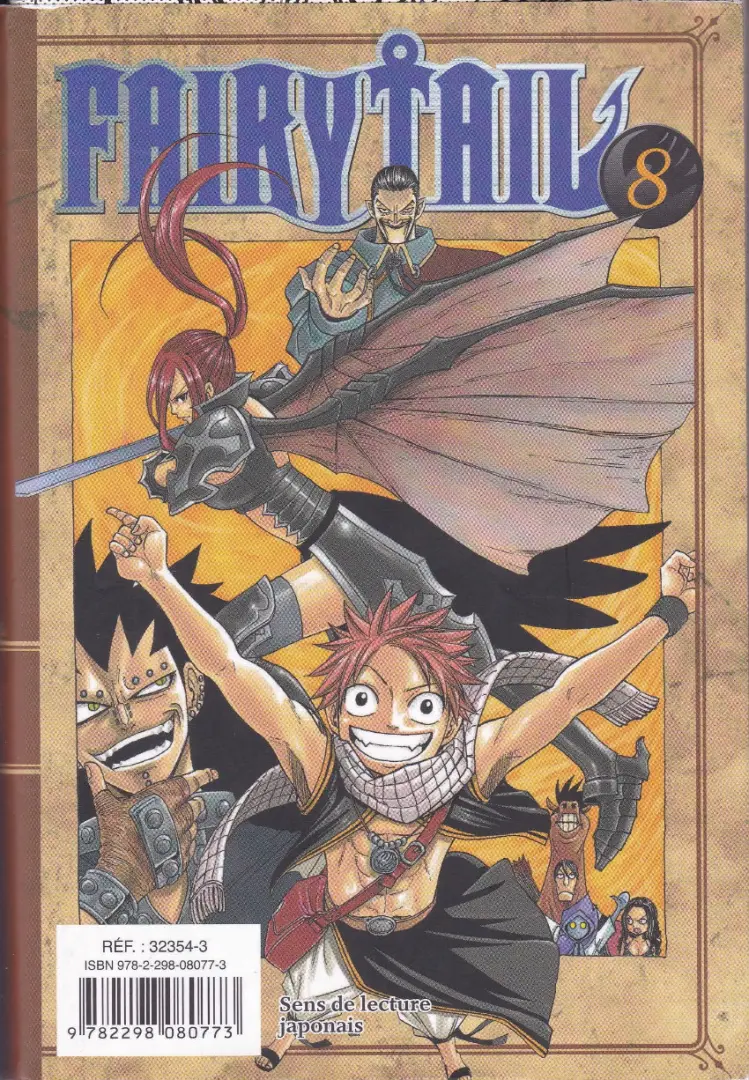 Verso de l'album Fairy Tail 7-8