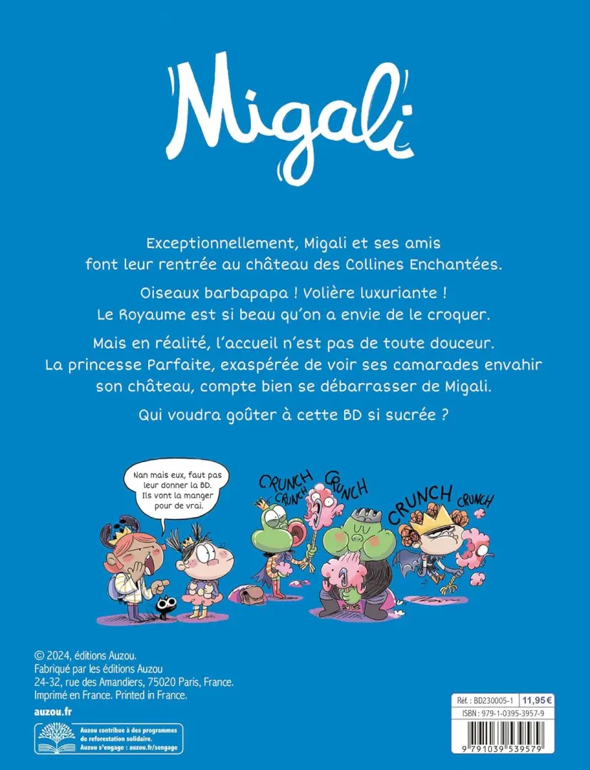 Verso de l'album Migali 6 Un royaume carrément sucré !