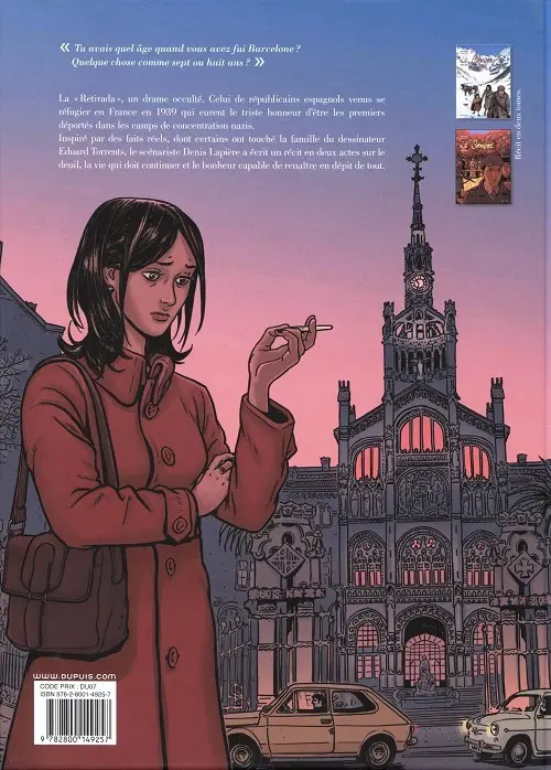 Verso de l'album Le Convoi Première partie