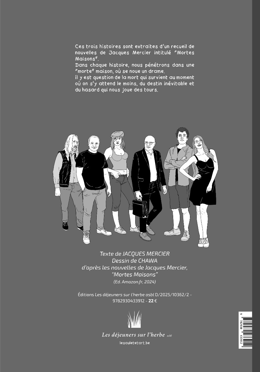 Verso de l'album Mortes Maisons
