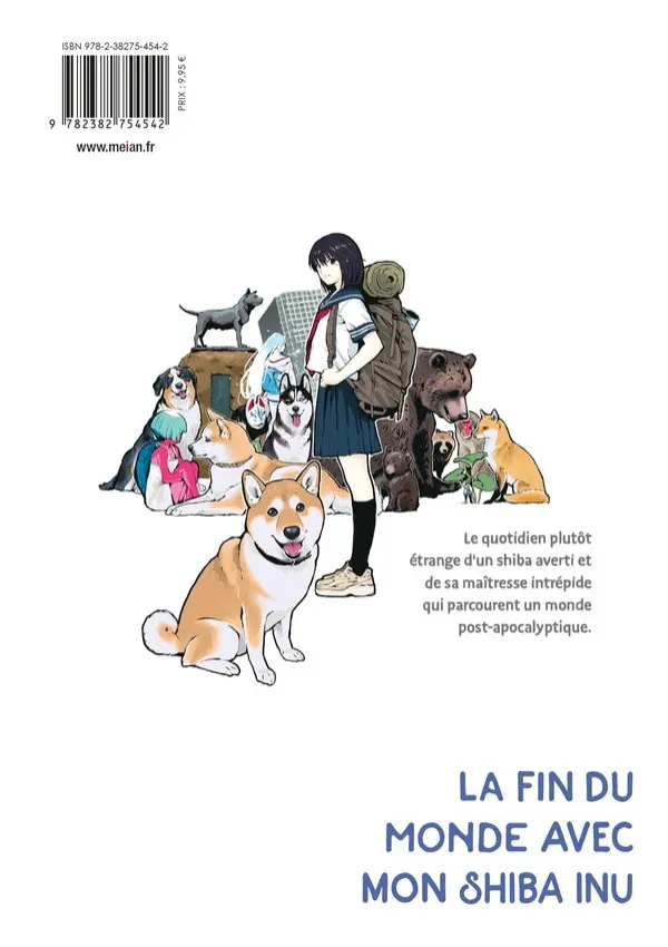 Verso de l'album La fin du monde avec mon shiba inu 4