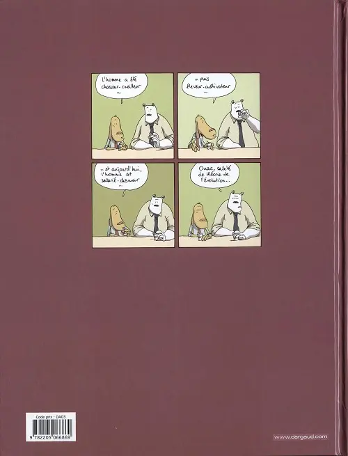 Verso de l'album Dans mon open space Tome 4 Variable d'ajustement