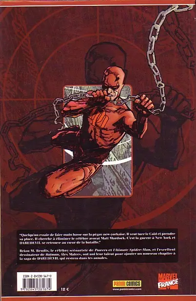 Verso de l'album Daredevil Tome 4 Underboss