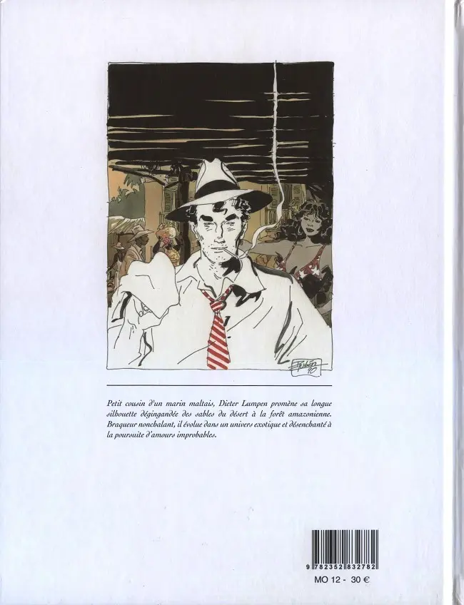 Verso de l'album Les Aventures de Dieter Lumpen